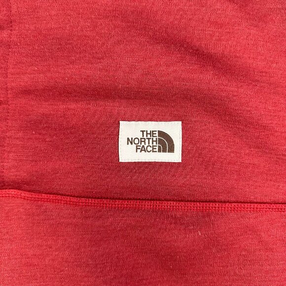 The North Face Sweater‎ Sherpa Patrol Lined 1/4 Snap Red Pullover Men's XL - Picture 7 of 14